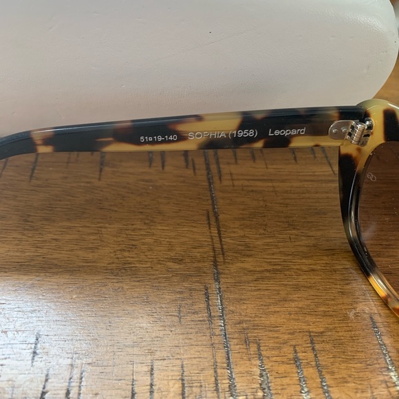 Oliver Goldsmith Sophia 1958 Sunglasses Leopard